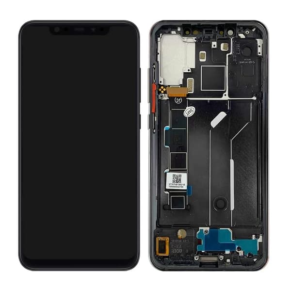 Xiaomi Mi 8 Skærm med LCD Display - Sort