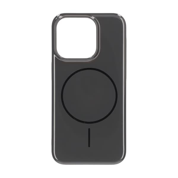 iPhone 15 Pro Cover MagSafe, Blank Ensfarvet - Sort