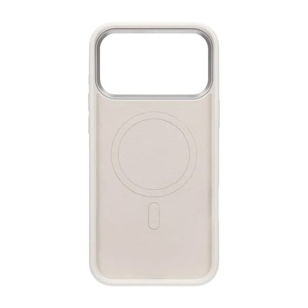 Mobilskal Silikon med Magsafe för iPhone 17 Pro Max - Vit