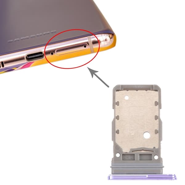 Samsung Galaxy S21/S21+ SIM-korttipidike Phantom Violet