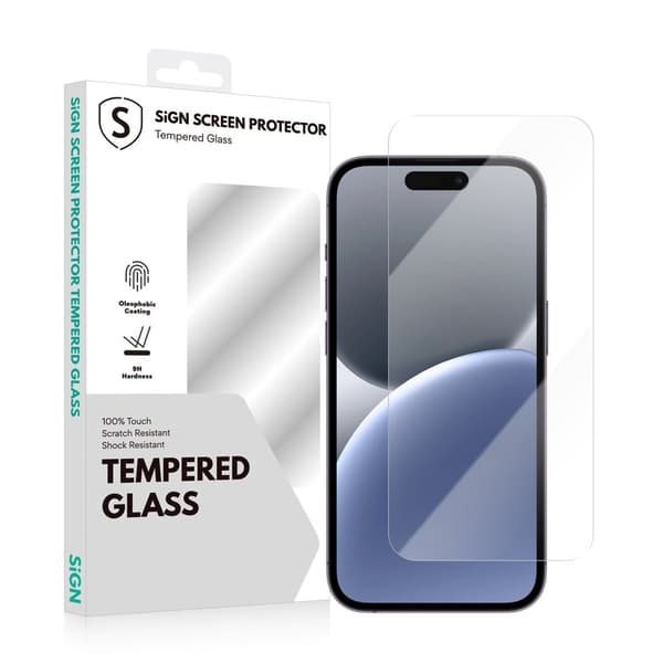SiGN Beskyttelsesglas til iPhone 16 Plus