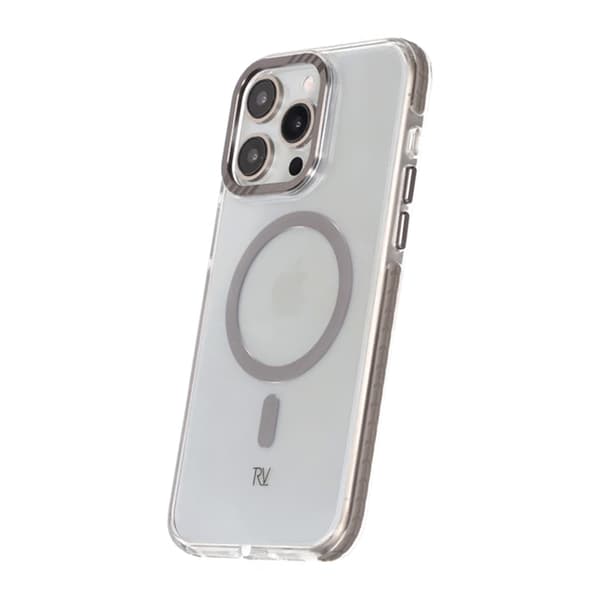 iPhone 15 Pro Max Rvelon Mobilskal Magnet Förstärkt - Grå