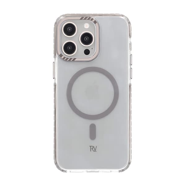 iPhone 15 Pro Max Rvelon Mobilskal Magnet Förstärkt - Grå