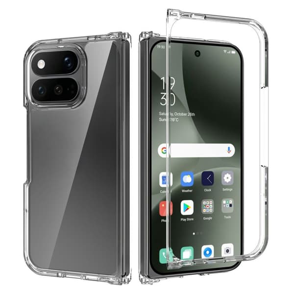 Google Pixel 11 Pro Fold TPU-fodral - Transparent