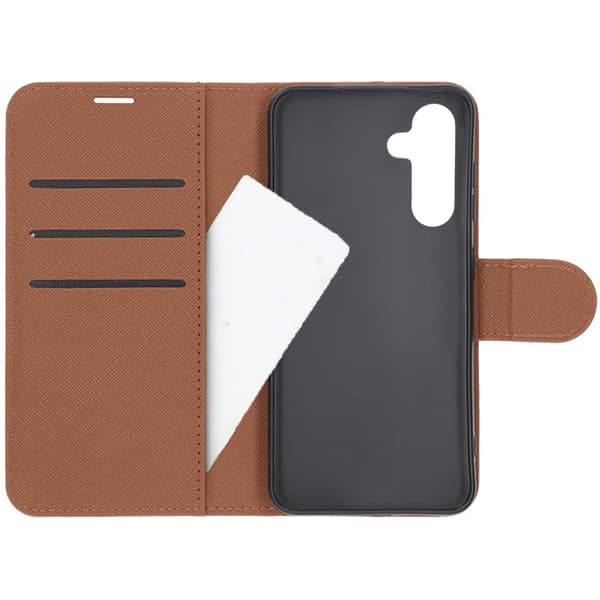 Samsung Galaxy A16 Wallet Case with Stand - Brown