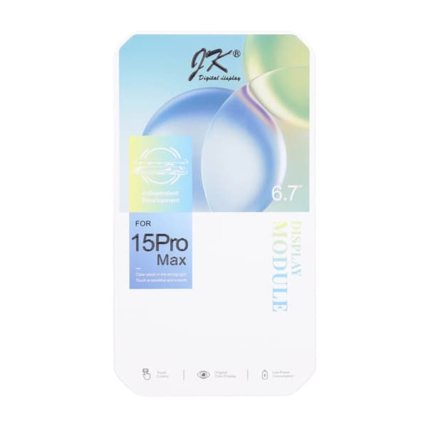 iPhone 15 Pro Max JK In-Cell LCD Display Høj Kvalitet Sort
