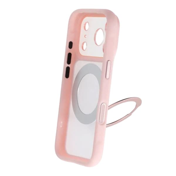 Etui med roterbart MagSafe-stativ til iPhone 17 Pro - Rosa