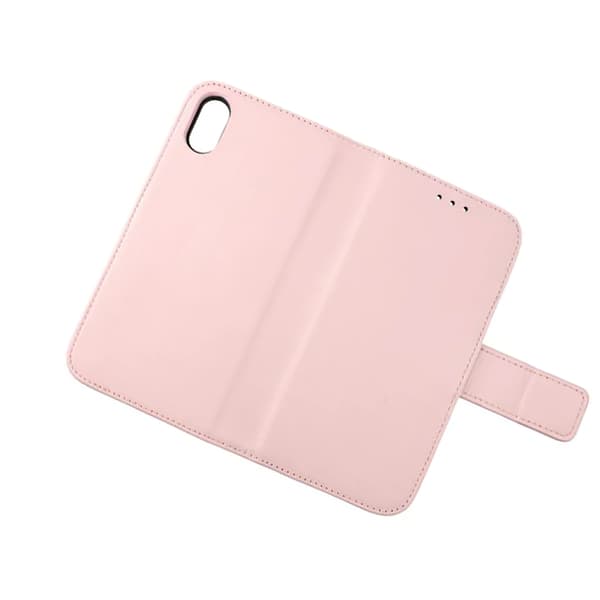 iPhone X/XS Plånboksfodral Läder Rvelon - Rosa