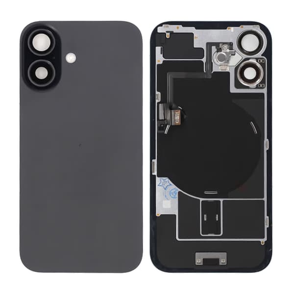 iPhone 16 Bagcover Glas Original Sort