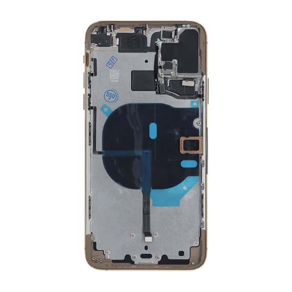 iPhone 11 Pro Max Bagside med Komplet Ramme Premium - Guld