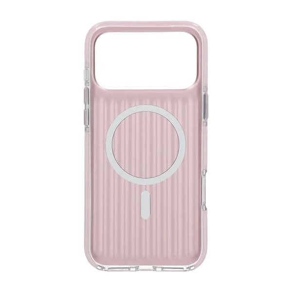 Mobilskal Korrugerad Magsafe för iPhone 17 Pro Max - Rosa