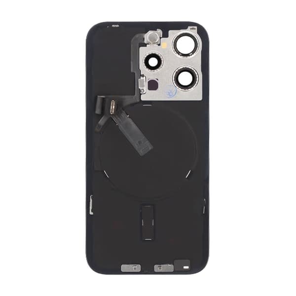 iPhone 15 Pro Bagglas Komplet OEM - Titanium Sort