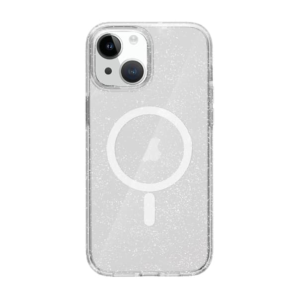 iPhone 15 -kotelo Glitter Magsafe - Läpinäkyvä