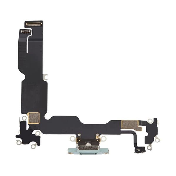 iPhone 15 Plus Original Opladerport Flex Kabel - Grøn