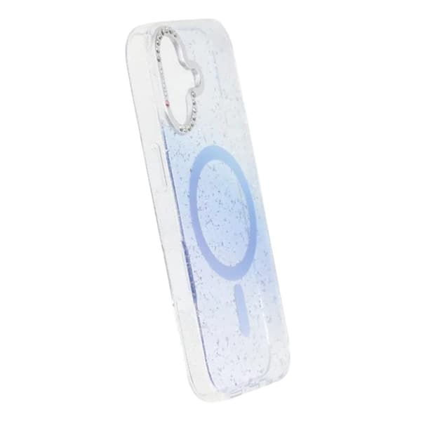 Glitter Diamond Magnetic Case - iPhone 17 Blue