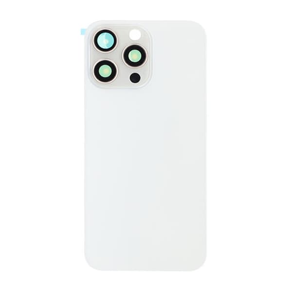 Erstatning til iPhone 15 Pro Max Bagglaspanel med Magsafe Magnet-Hvid