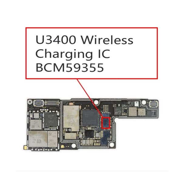 U3400 Langaton lataus IC BCM59355 - iPhone 8/8 Plus/X