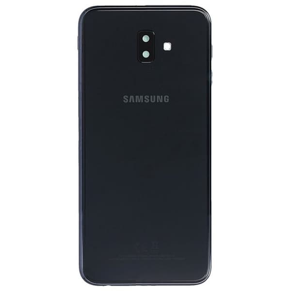 Samsung Galaxy J6 Plus Bagside med tape - Sort