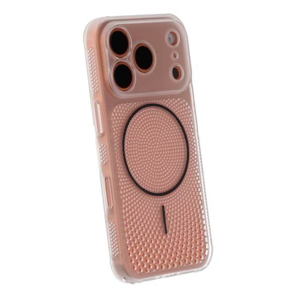 Magnetisk Mesh Kølende Telefoncover til iPhone 17 Pro Max/18 Pro Max Hvid
