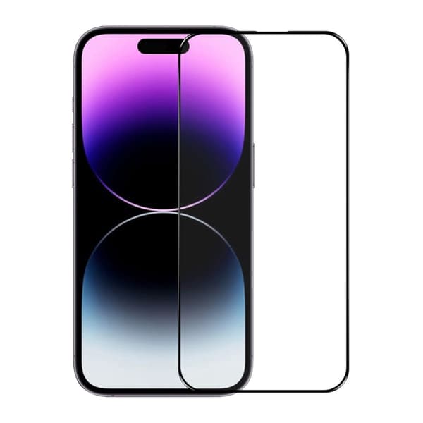Screen Protector for iPhone 14 Pro Max/15 Plus/16 Plus – 2.5D High Aluminum Tempered Glass RV Bulk no frame