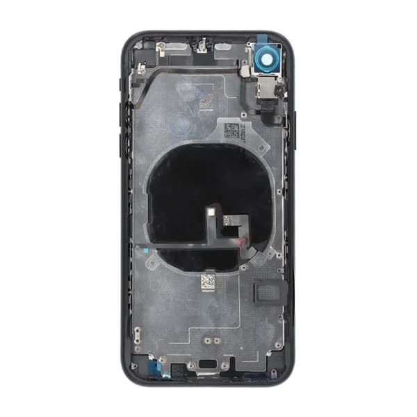 iPhone XR Bagside med Komplet Ramme Premium - Sort