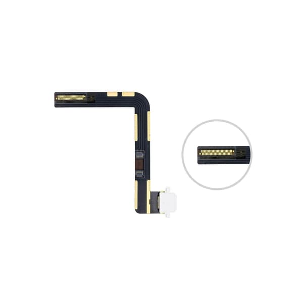 iPad 8 10.2" 2020 Laddkontakt - Vit