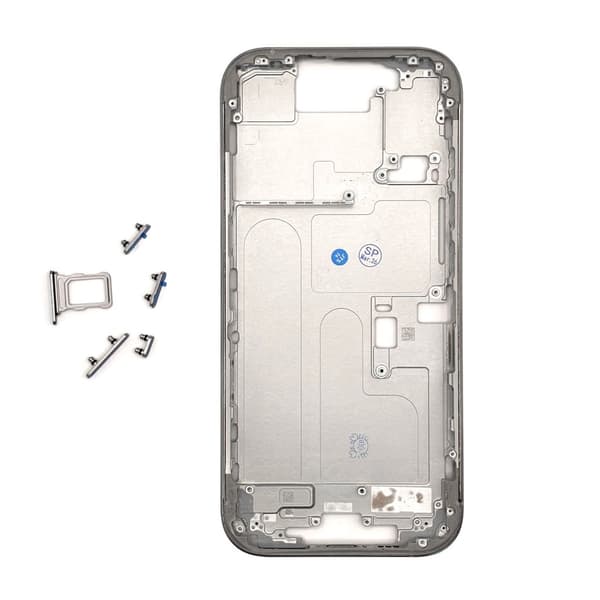 iPhone 16 Pro Mellemramme - Hvid Titanium