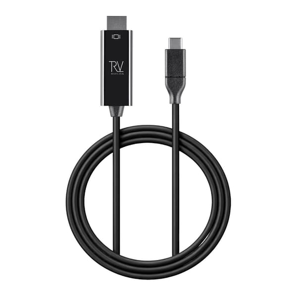Rvelon USB-C til HDMI 1.4 kabel 4K - 2 meter med chipset
