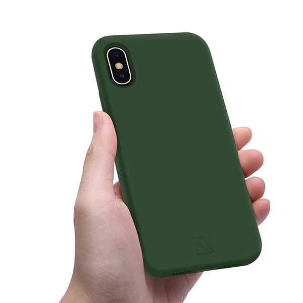 iPhone X/XS Silikonskal Rvelon - Grön