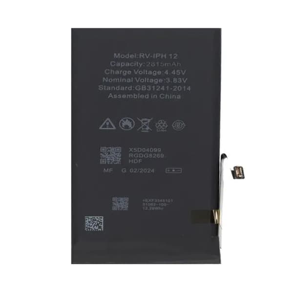 iPhone 12 Batteri 2815mAh Rvelon