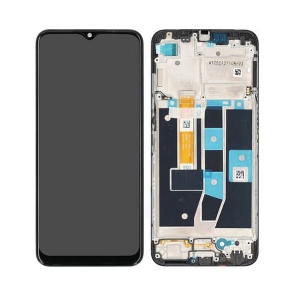 Oppo A16s / A16 LCD-skærm - Sort