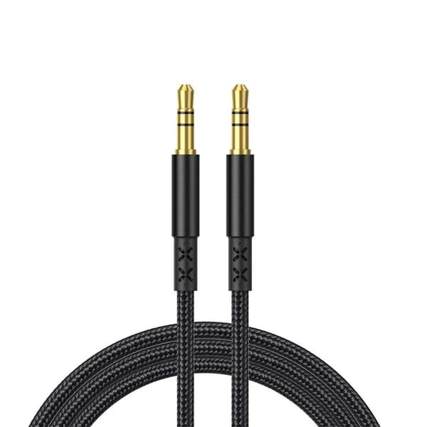 SiGN AUX Bil Stereo Audio Kabel 2m - Sort