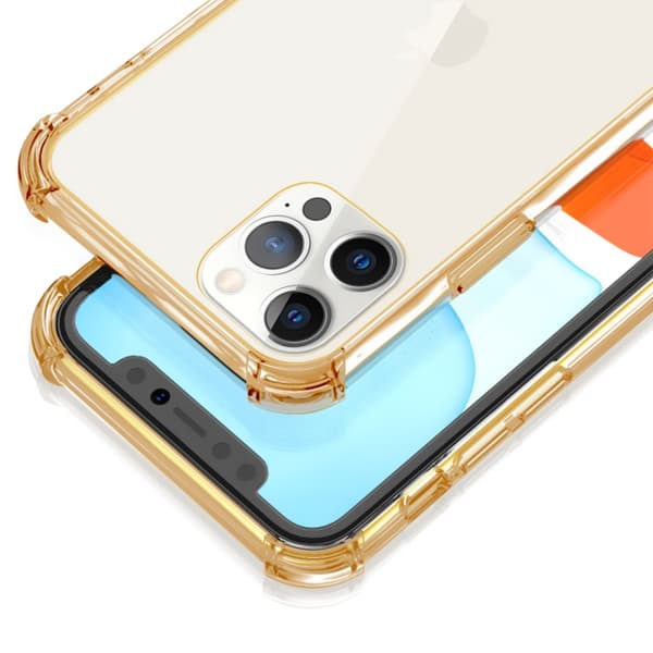 Stødsikkert Cover til iPhone 12 Pro Max Høj Kvalitet - Guld