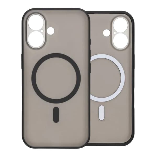 Precise Hole Shield Magnetisk Cover - iPhone 16 Sort