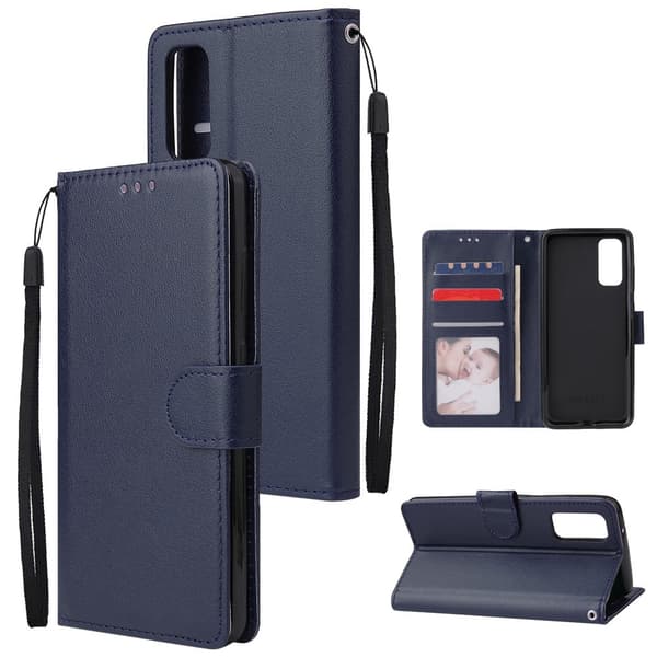 Samsung Galaxy S20 wallet cover - Blå