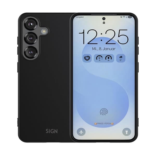 SiGN Liquid Silicone Case til Samsung Galaxy S25 - Sort