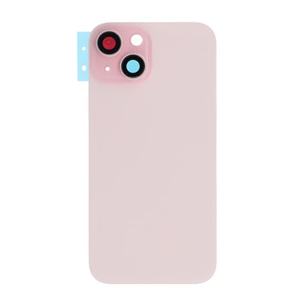 Erstatning til iPhone 15 Plus bagglaspanel med Magsafe-magnet - Pink