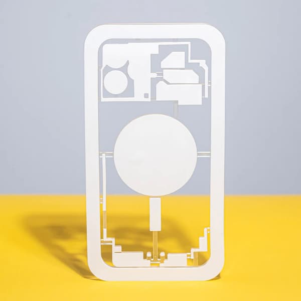 Form til adskillelse af lasermaskine bagside til iPhone 12 Pro