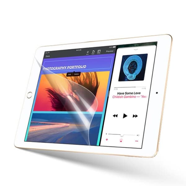 Transparent skærmbeskytter til iPad 9.7\" 2017/2018