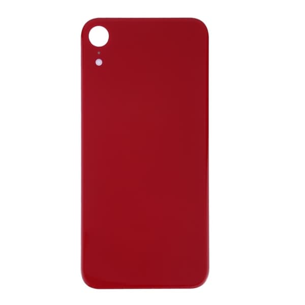 iPhone XR Bagside Glas (Intet Logo) - Rød