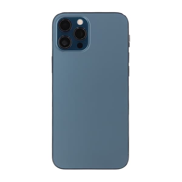 iPhone 12 Pro Max Baksida med Komplett Ram OEM - Blå