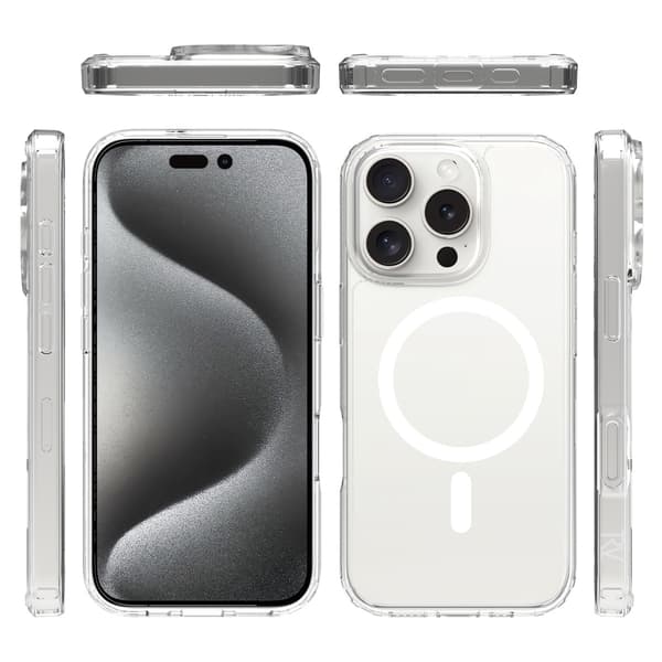 iPhone 16 Pro Max Mobilskal MagSafe Rvelon - Transparent
