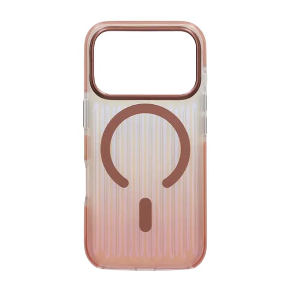 Mobilskal Korrugerad MagSafe för iPhone 17 Pro - Roséguld