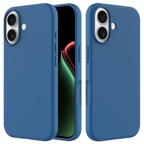 iPhone 17 Silikonipuhelinkotelo - Sininen