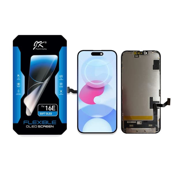iPhone 17e/16e Soft OLED Skærm – JK Premium