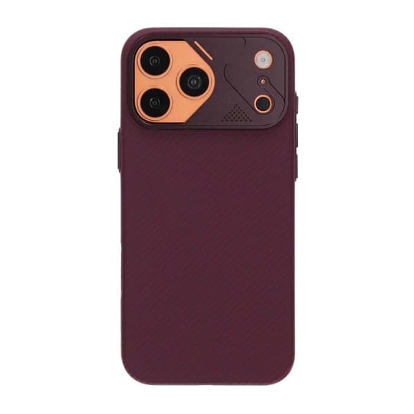 Amru Water Print Phone Case - iPhone 17 Pro/18 Pro Wine Red