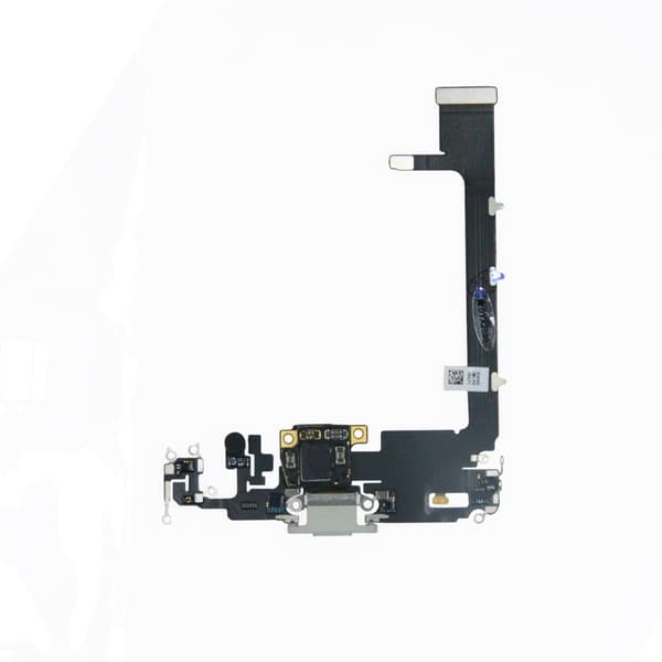 iPhone 11 Pro Max latausliittimen joustokaapeli - hopea