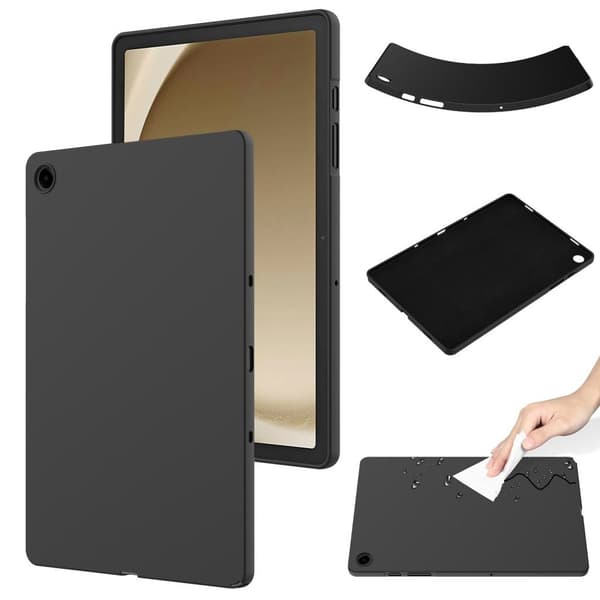Samsung Galaxy Tab A9 Plus Silikonskal - Svart