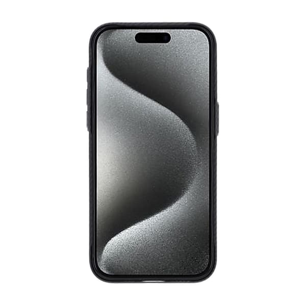 iPhone 15 Pro Max Mobilskal Carbonmönstrad - Svart