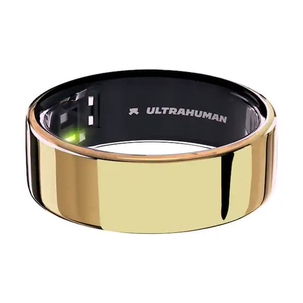 Ultrahuman Ring Air Smart Ring Størrelse 7 Bionic Gold - Ny stand
